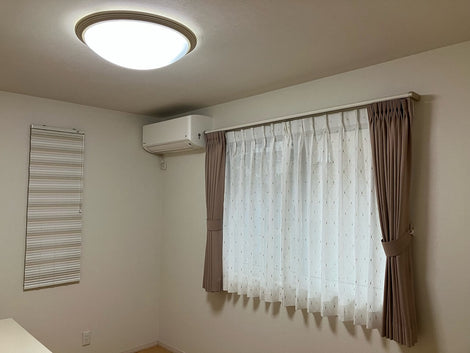 施工事例 カーテンとブラインド