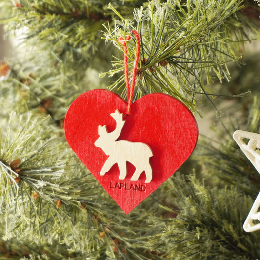 ハートとトナカイのオーナメント~Sydanporo~-2