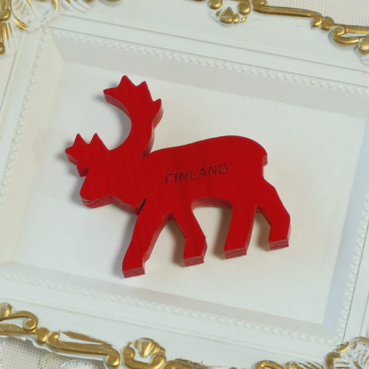 木製トナカイのマグネット~Magnet poro~-2