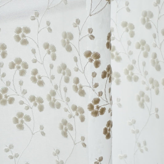 【無料生地サンプル】刺繍レースカーテン ルッコラ-2