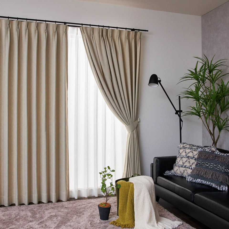 オーダーカーテン ジャッキー(ベージュ)-4