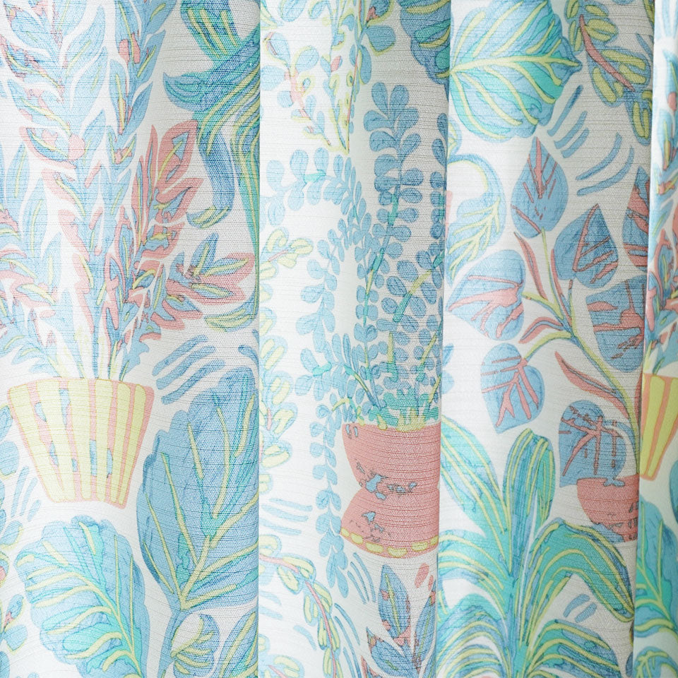 パラティシ 北欧 オーダーカーテン(ブルー)-2