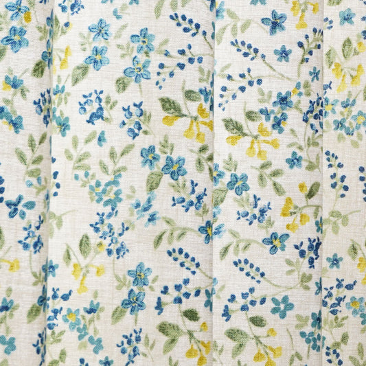 【無料生地サンプル】オーダードレープカーテン ペタル CLARKE&CLARKE (ブルー)-2