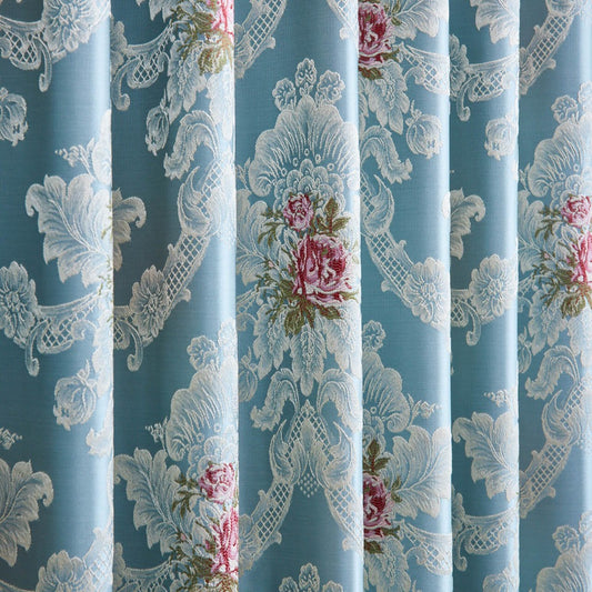 ドレープカーテン ルッチ(ブルー)-2