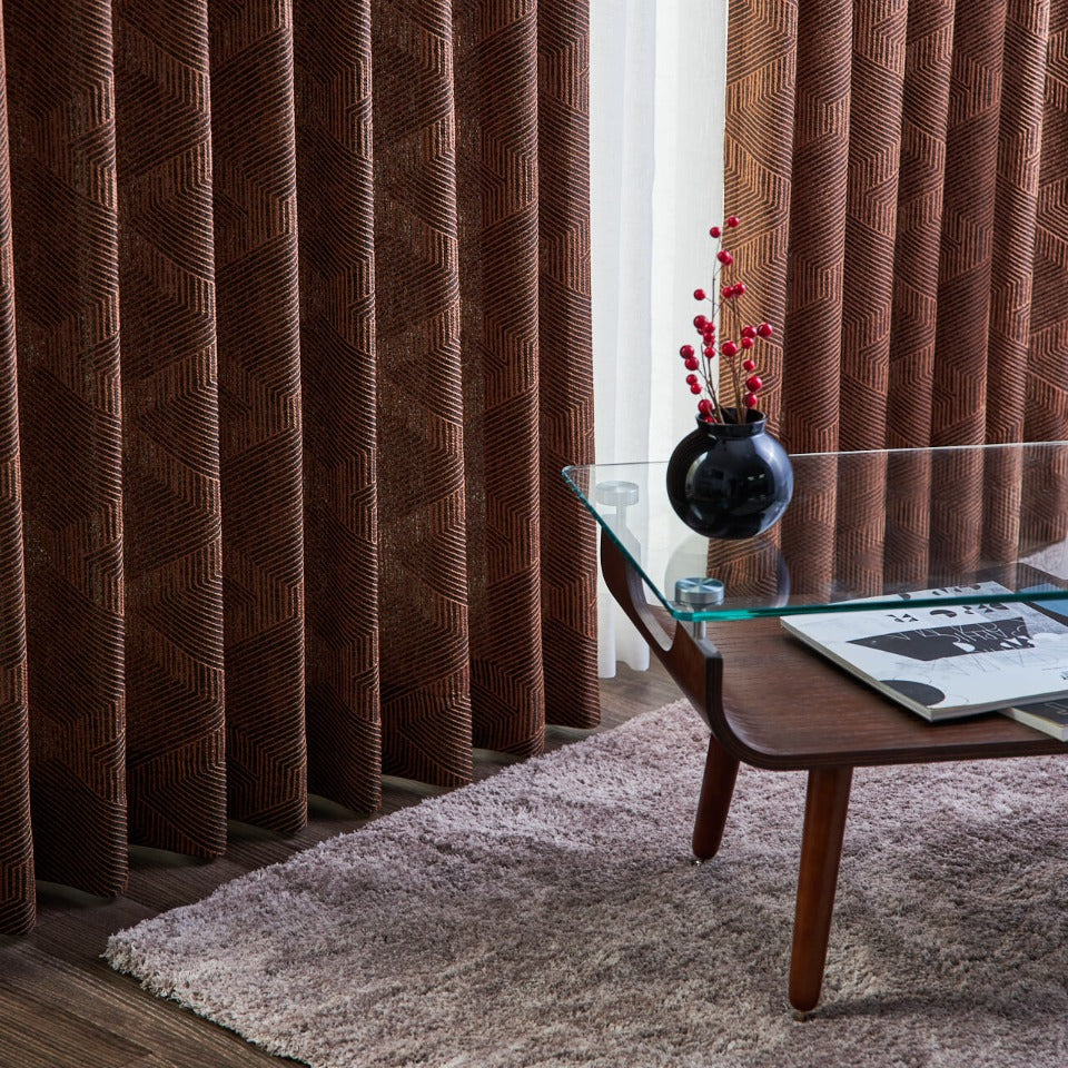 オーダーカーテン ムラーノ(ブラウン)-4