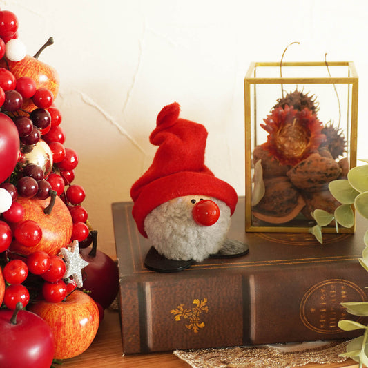 フィンランド直輸入 つぶらな瞳がかわいい赤い鼻の妖精(大)|~Borje~