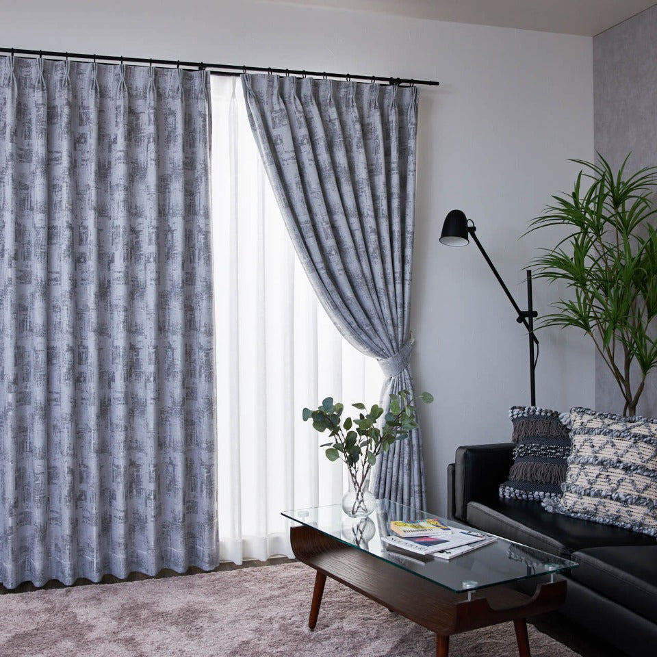 オーダーカーテン モザック(グレー)-5