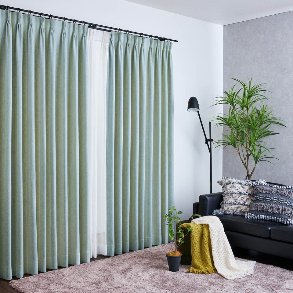 オーダーカーテン ジャッキー(グリーン)-1
