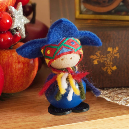 フィンランド直輸入 民族衣装の青の妖精|~Lapinpoika~ ブルー