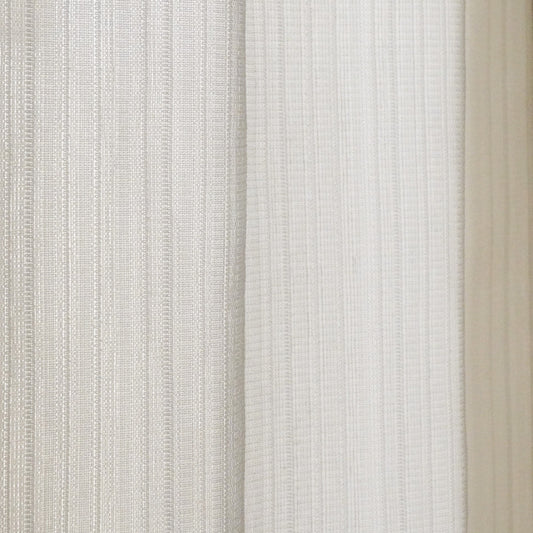 縦ストライプの無地ライクレース