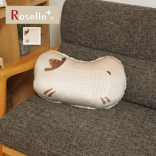 あったかもっちり 癒されるひつじモチーフ|RNレポ ダイキャストクッション|全体