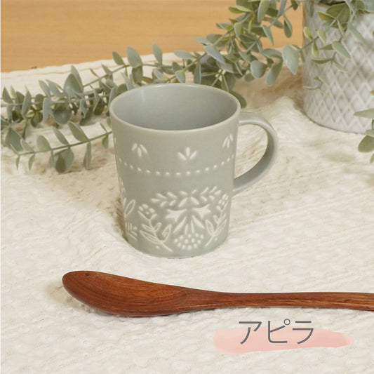 Vアピラ(グレー)マグカップ