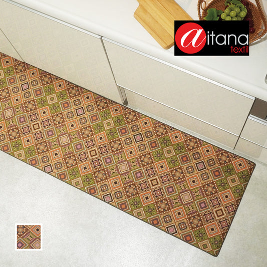スペイン直輸入AITANA社製のおしゃれでカラフルなテラコッタ風キッチンマット