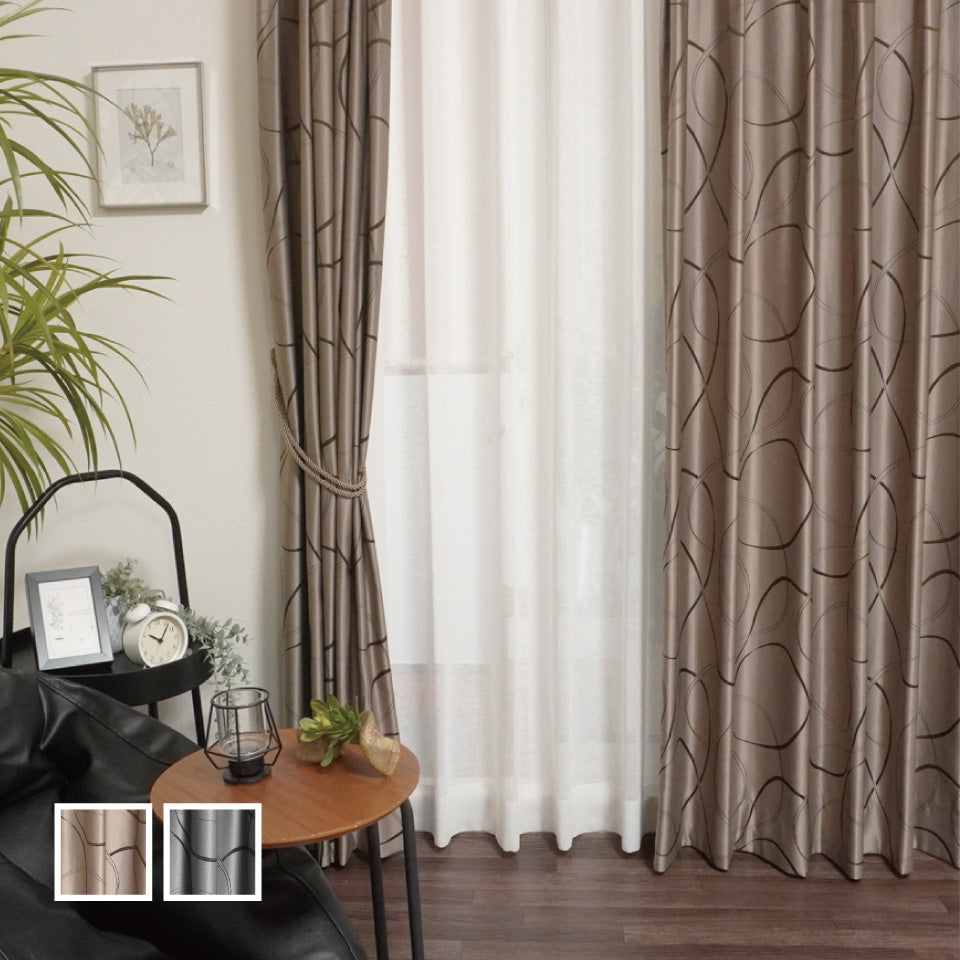 サンローズ製ドレープカーテン パステルカラー 220×200cm 2枚組 サンローズ製ドレープカーテン パステルカラー 220×200cm 2枚組