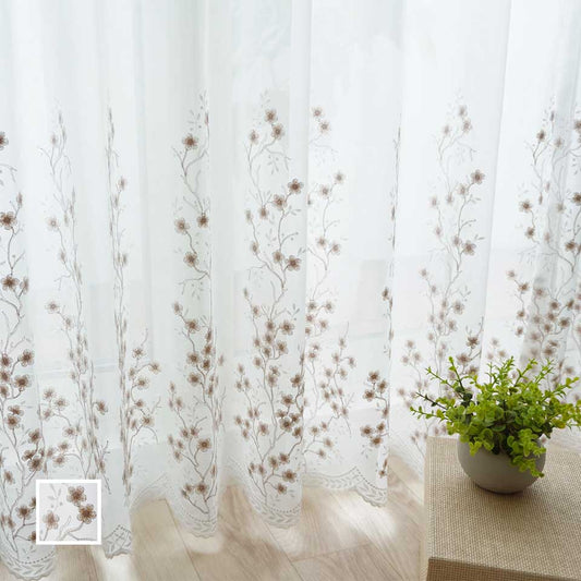 トルコ刺繡レースカーテン レイモン-1