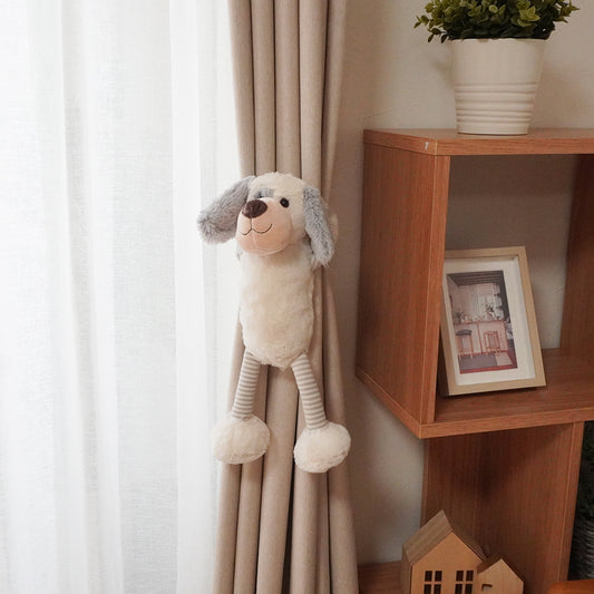 かわいいアニマルデザイン ふんわり癒しのぬいぐるみ型|ハグハグタッセル ドッグ 使用例