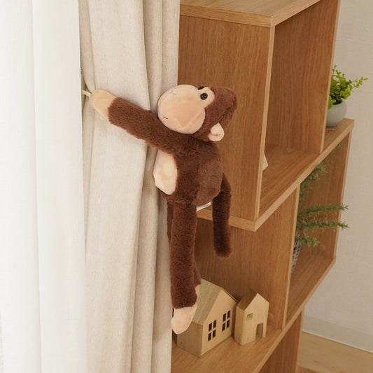 かわいいアニマルデザイン ふんわり癒しのぬいぐるみ型|ハグハグタッセル モンキー 使用例