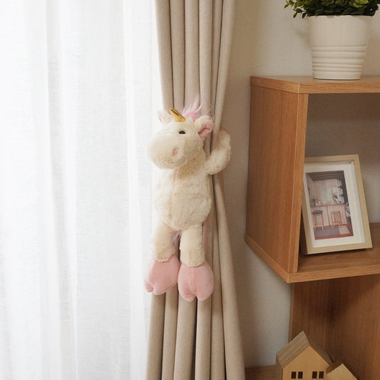 かわいいアニマルデザイン ふんわり癒しのぬいぐるみ型|ハグハグタッセル ユニコーン 使用例