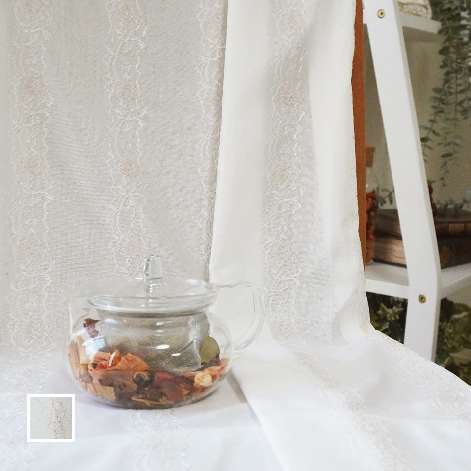 既製カーテン フロルレースRO-1