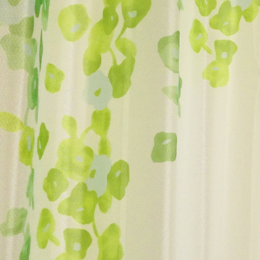 既製|外から見えにくい木漏れ日デザイン機能性レース|コモレビレース|部屋全体|生地アップ