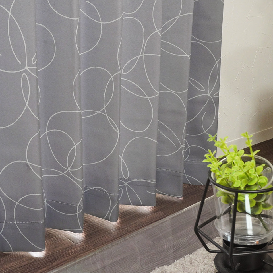 既製カーテン コピアGY-5