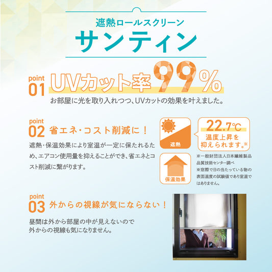 サンティンロールスクリーン説明