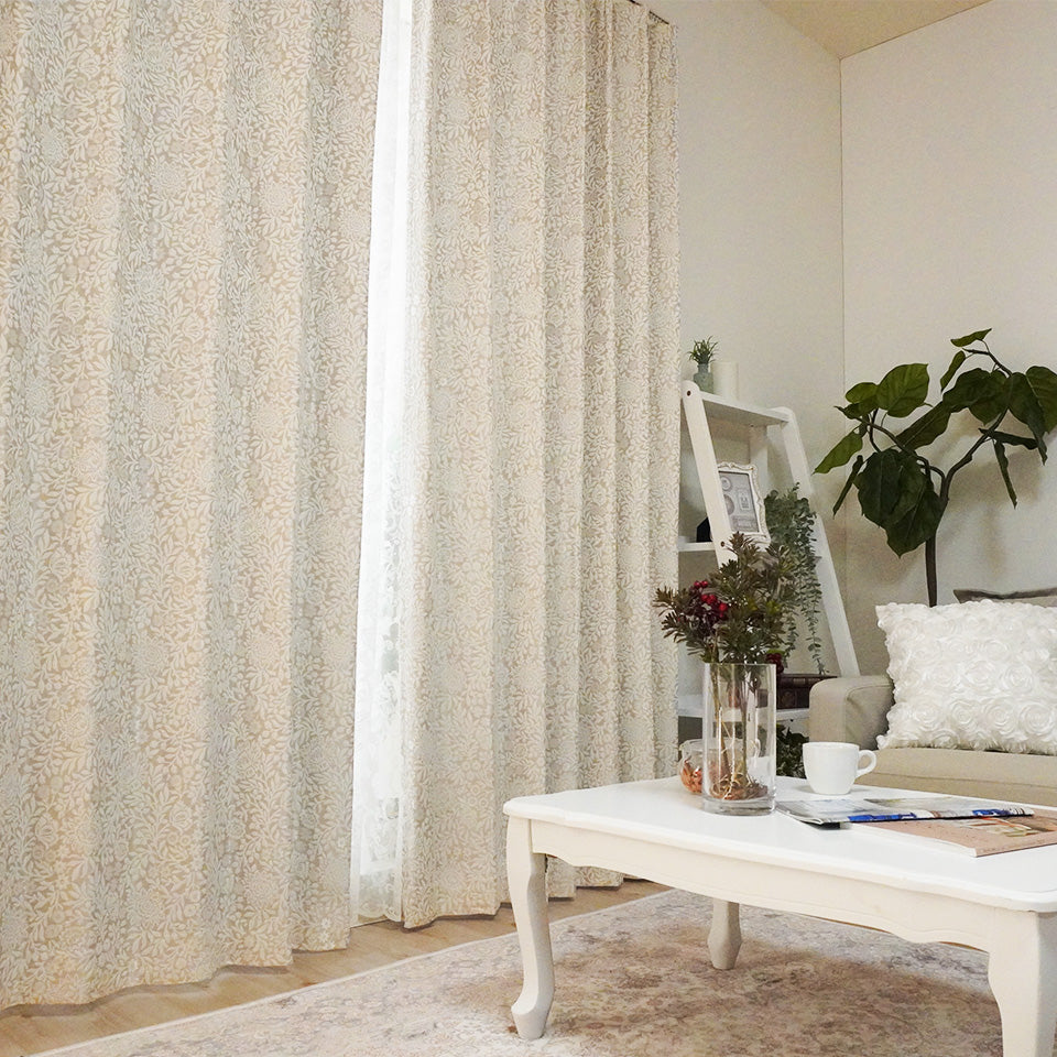 既製カーテン ヴィクトリアン裏地付BE-3