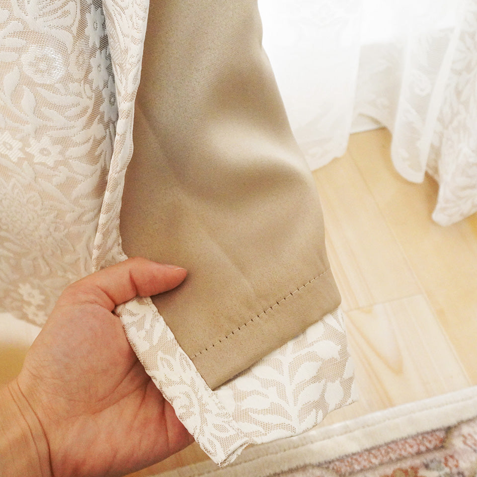 既製カーテン ヴィクトリアン裏地付BE-8