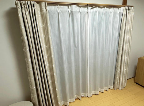 【稲沢店】K様邸　淡い色合いの高機能エレガンススタイルカーテン