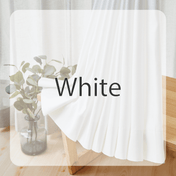 ホワイト系-ドレープカーテン