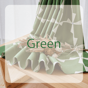 グリーン系-ドレープカーテン