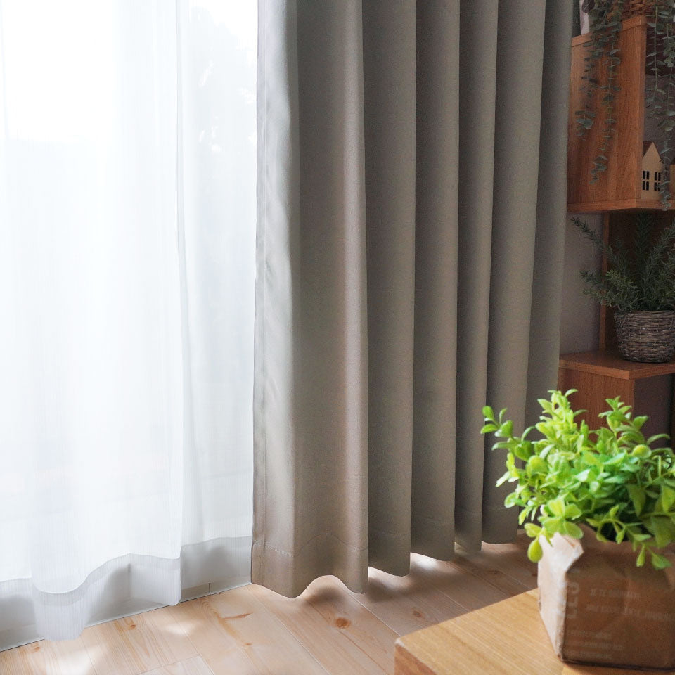 4P既製｜10サイズ 1窓まるごと完成！高機能遮光＋遮熱ミラーレース4枚