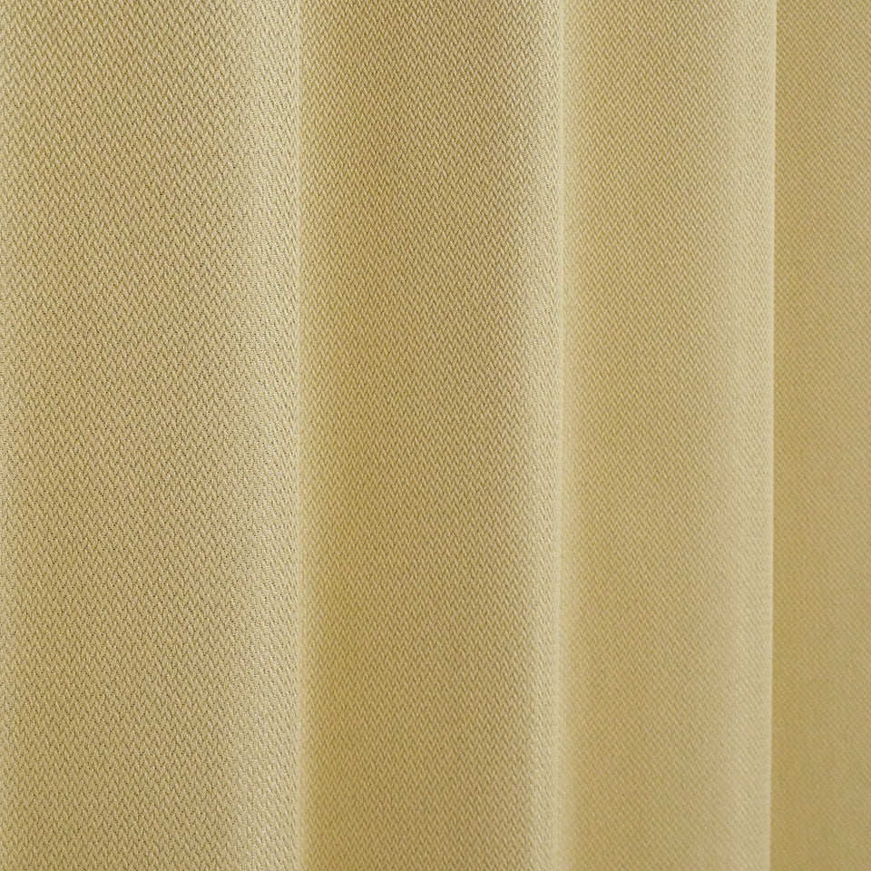 4P既製｜22サイズ 遮光・保温・高機能4枚セット（ドレープ＋ミラーレース）｜4Pカーテン デリス｜イエロー生地感