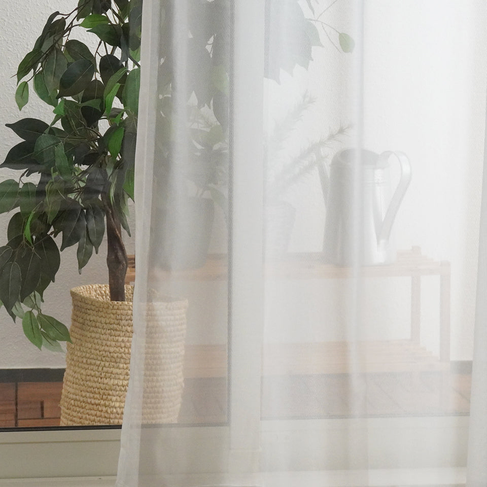 4P既製｜22サイズ 遮光・保温・高機能4枚セット（ドレープ＋ミラーレース）｜4Pカーテン デリス｜レースカーテン透け感