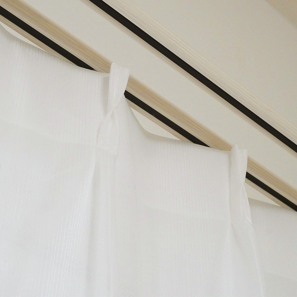 4P既製｜遮光率100%ドレープ・遮像レースのハイスペックセットカーテン