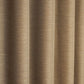 防炎機能付き4枚セットカーテン ブラウン 生地アップ