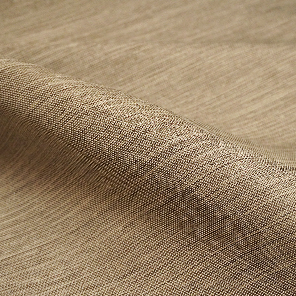 防炎機能付き4枚セットカーテン ブラウン 生地感