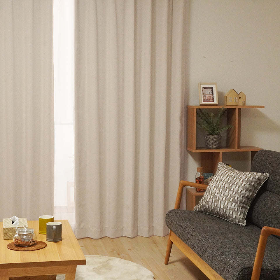 4P既製｜22サイズ 遮光1級・遮熱・高機能4枚セット（ドレープ＋ミラー