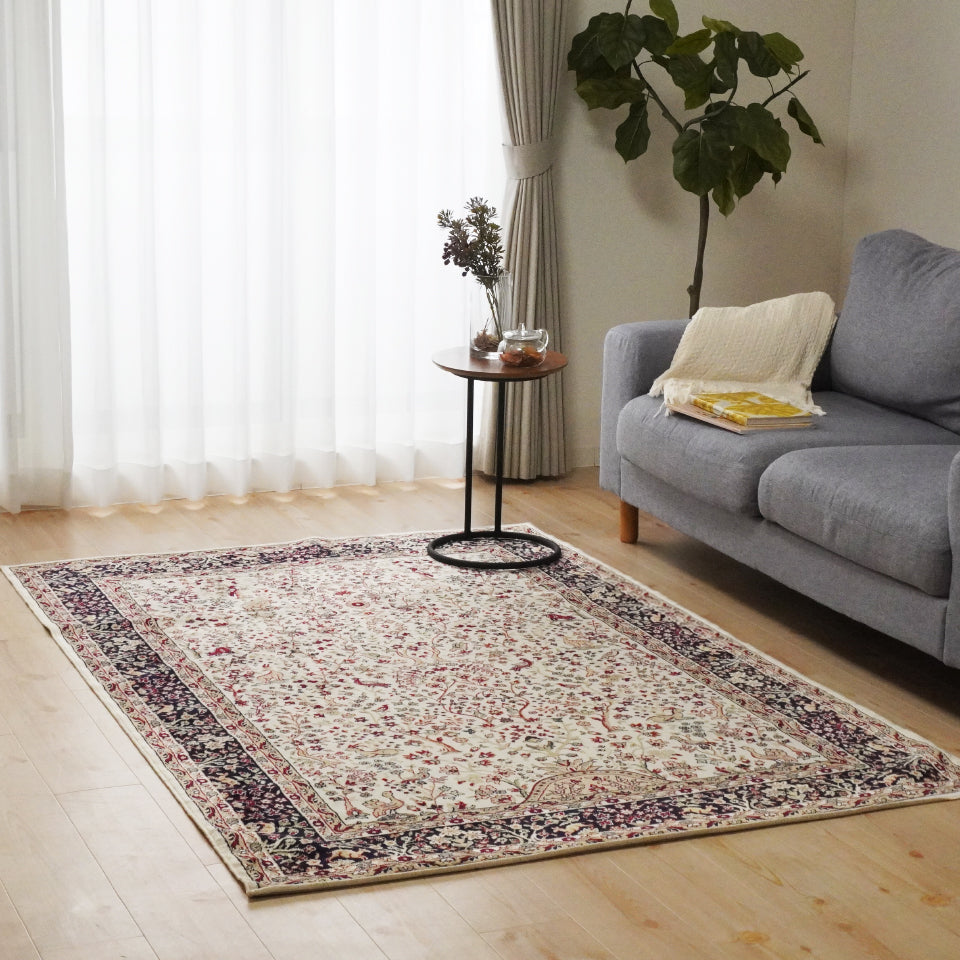 クラシック調 ベルギー直輸入光沢が美しい高級感マット アイボリー