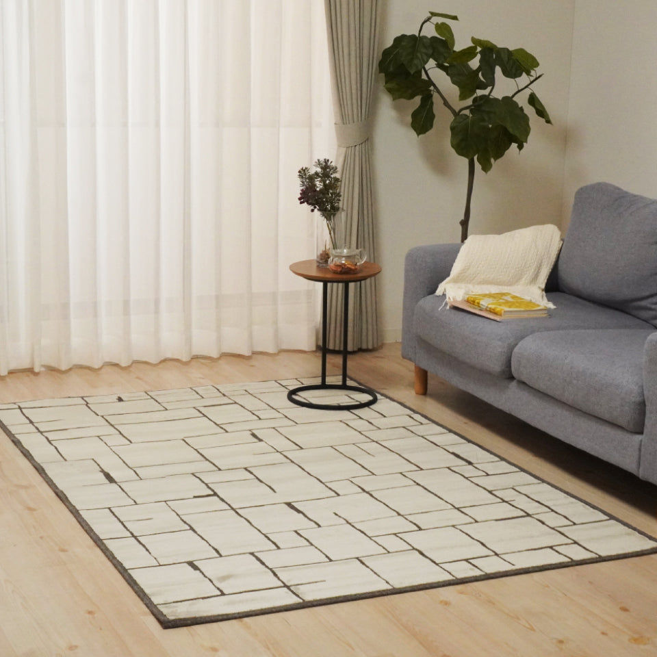 モダン調 ベルギー直輸入柔らかタッチの高級感マット
