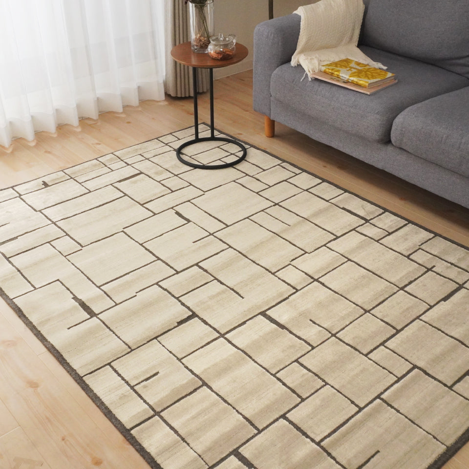 モダン調 ベルギー直輸入柔らかタッチの高級感マット