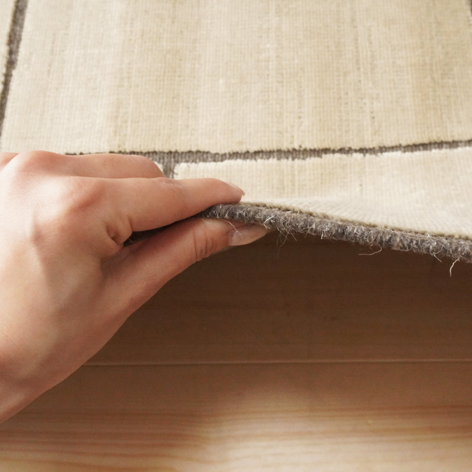 毛足4mm 薄手の躓きにくい絨毯