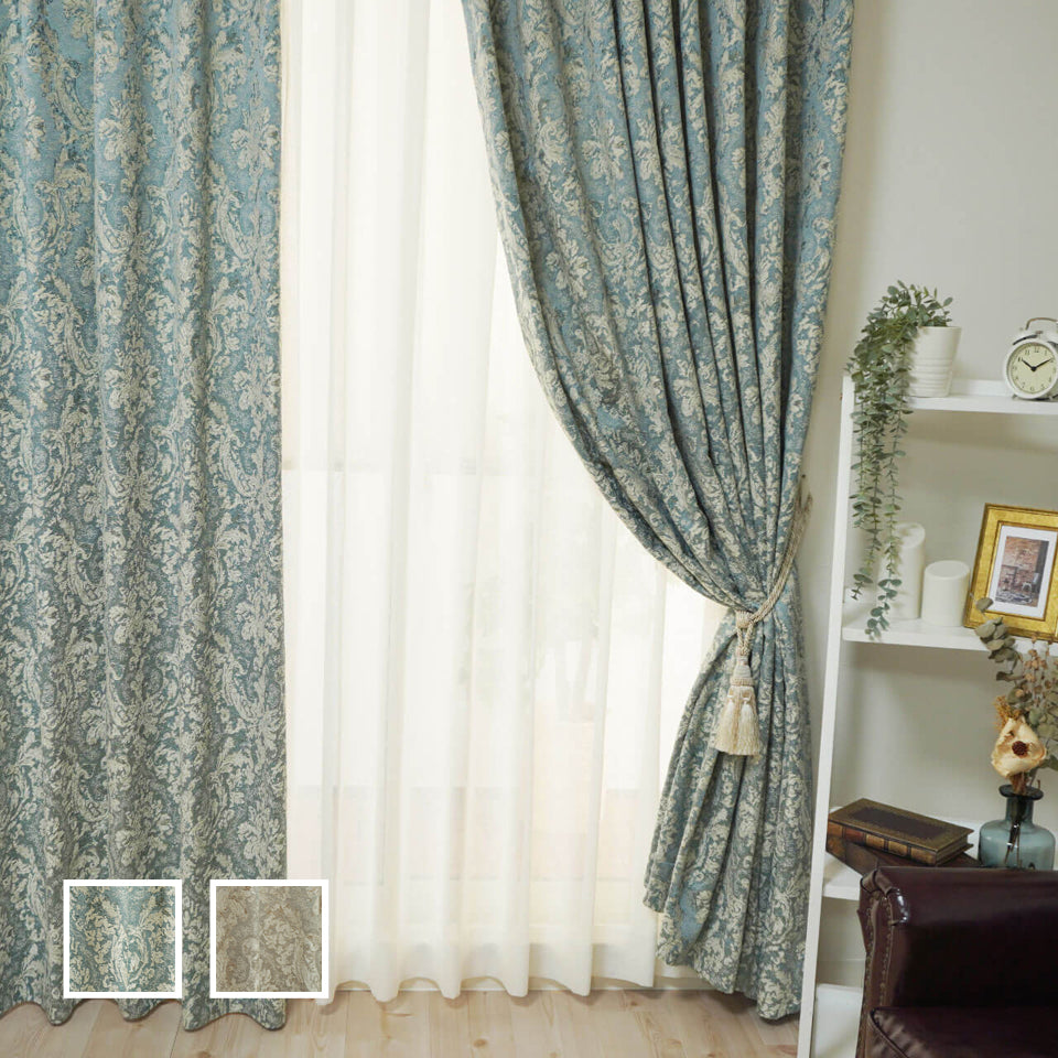 ブルー系カーテン・雑貨