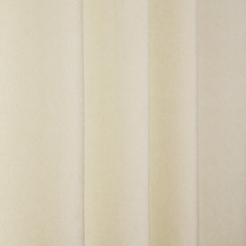 天然素材ライクなナチュラルカーテン クリーム色