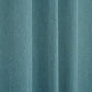 天然素材ライクなナチュラルカーテン ブルー