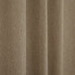 天然素材ライクなナチュラルカーテン ブラウン