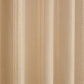 ラメ入りストライプ模様モダンカーテン アイボリー 
