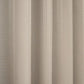 ラメ入りストライプ模様モダンカーテン ライトグレー 