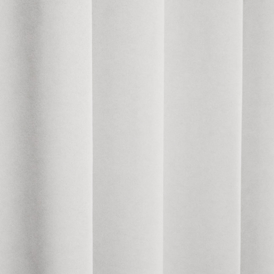 遮光1級無地プレーンカーテン ホワイト 真っ白な防炎カーテン