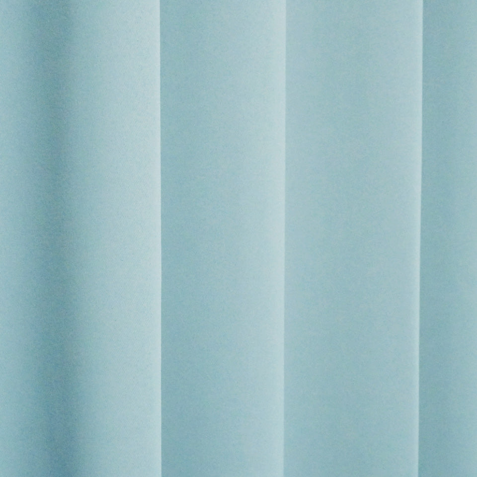 遮光1級無地プレーンカーテン スカイブルー 